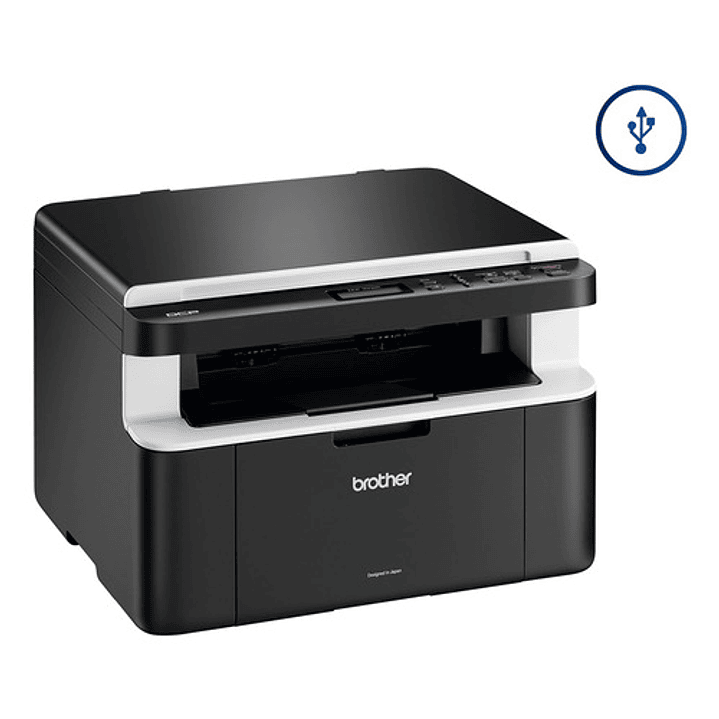 Impresora Multifunción Monocromática Brother Laser Dcp-1602 Negro 5