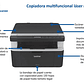 Impresora Multifunción Monocromática Brother Laser Dcp-1602 Negro - Miniatura 8