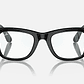 Lentes Rayban Meta Wayfarer RW4008  - Shiny Black -  Clear - Miniatura 1