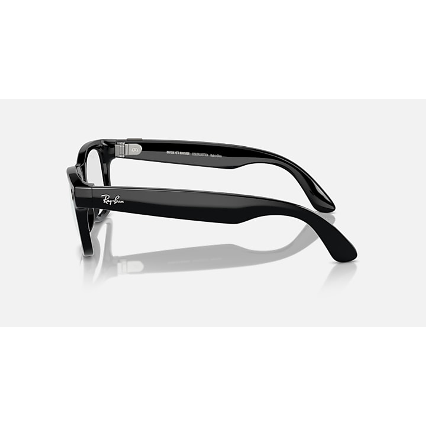 Lentes Rayban Meta Wayfarer RW4008  - Shiny Black -  Clear 2