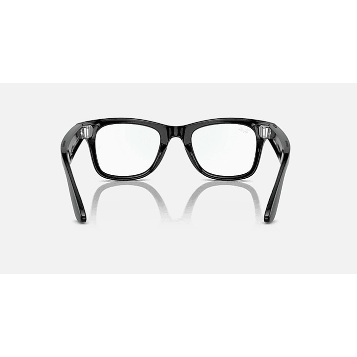 Lentes Rayban Meta Wayfarer RW4008  - Shiny Black -  Clear 3