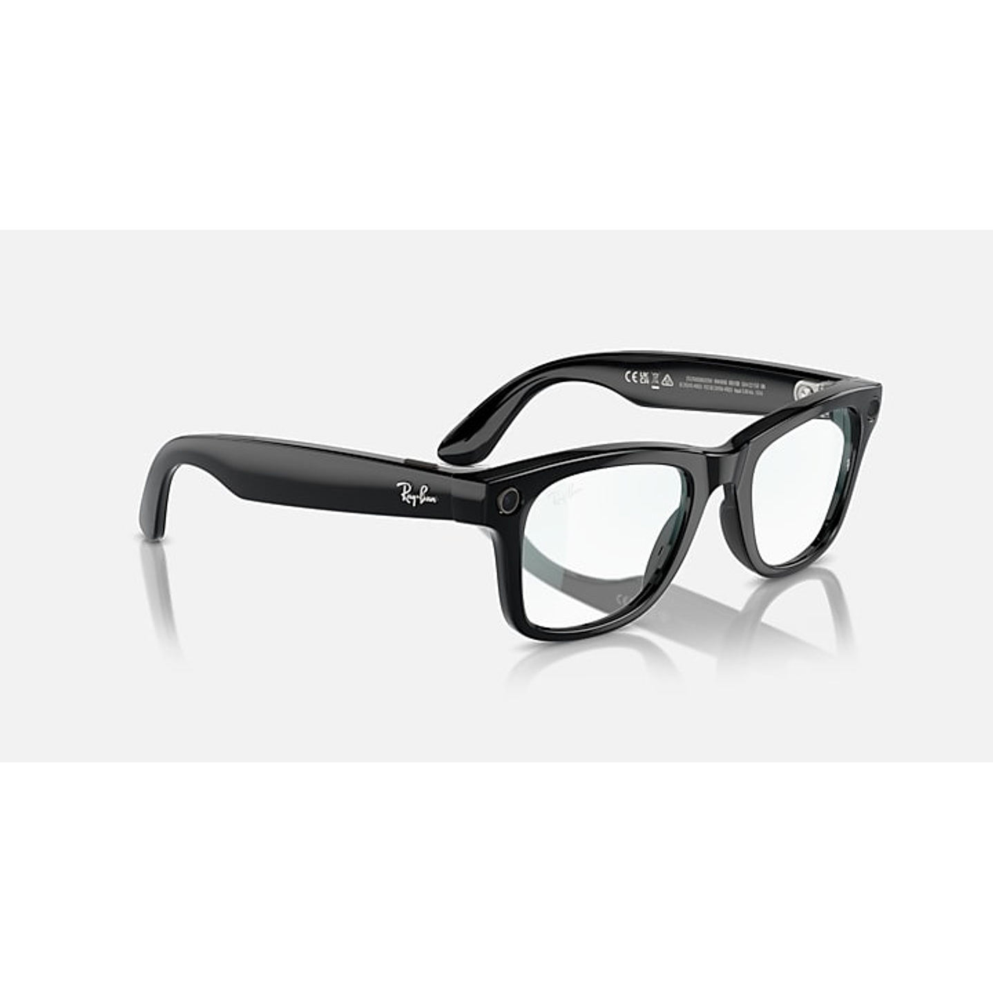 Lentes Rayban Meta Wayfarer RW4008  - Shiny Black -  Clear 5