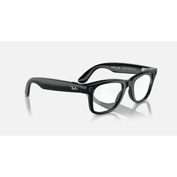Lentes Rayban Meta Wayfarer RW4008  - Shiny Black -  Clear 5
