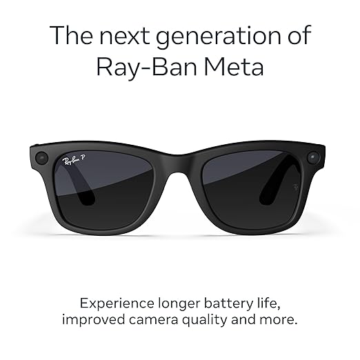 Ray-Ban  RW4012 WAYFARER Gen2 調光レンズ Ray-Ban Meta (Gen 2) Wayfarer RW4012- Color Matte Black - Po