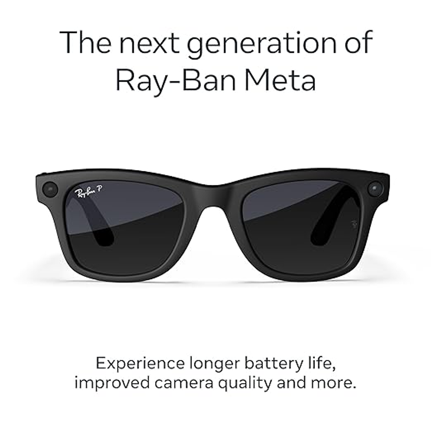 Ray-Ban Meta (Gen 2) Wayfarer RW4012- Color Matte Black - Polar Gradient Graphite 2