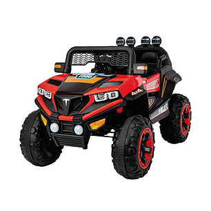 JEEP ELÉCTRICO TODOTERRENO INFANTIL ROJO