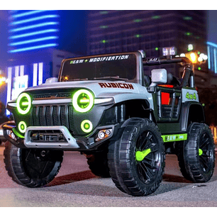 JEEP ELÉCTRICO RUBICON PARA NIÑOS GRIS
