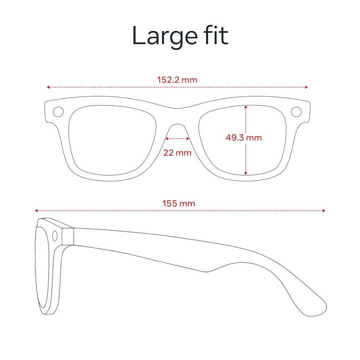 OPEN BOX! Ray-Ban Meta (Gen 2) Wayfarer RW4012- Color Matte Black - Polar Gradient Graphite 7