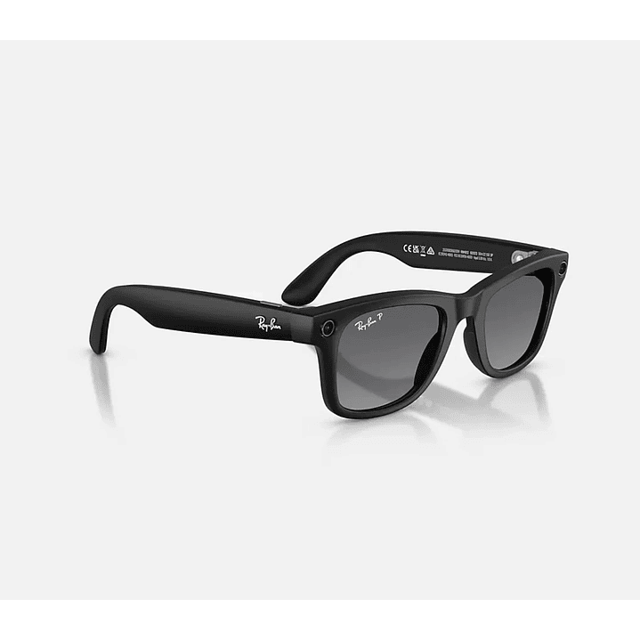 OPEN BOX! Ray-Ban Meta (Gen 2) Wayfarer RW4012- Color Matte Black - Polar Gradient Graphite 3