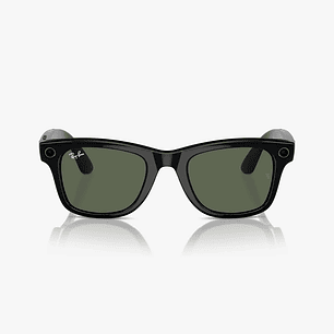 Ray-Ban Meta (Gen 2) Wayfarer L RW4012 - Color Shiny Black - G15 Green
