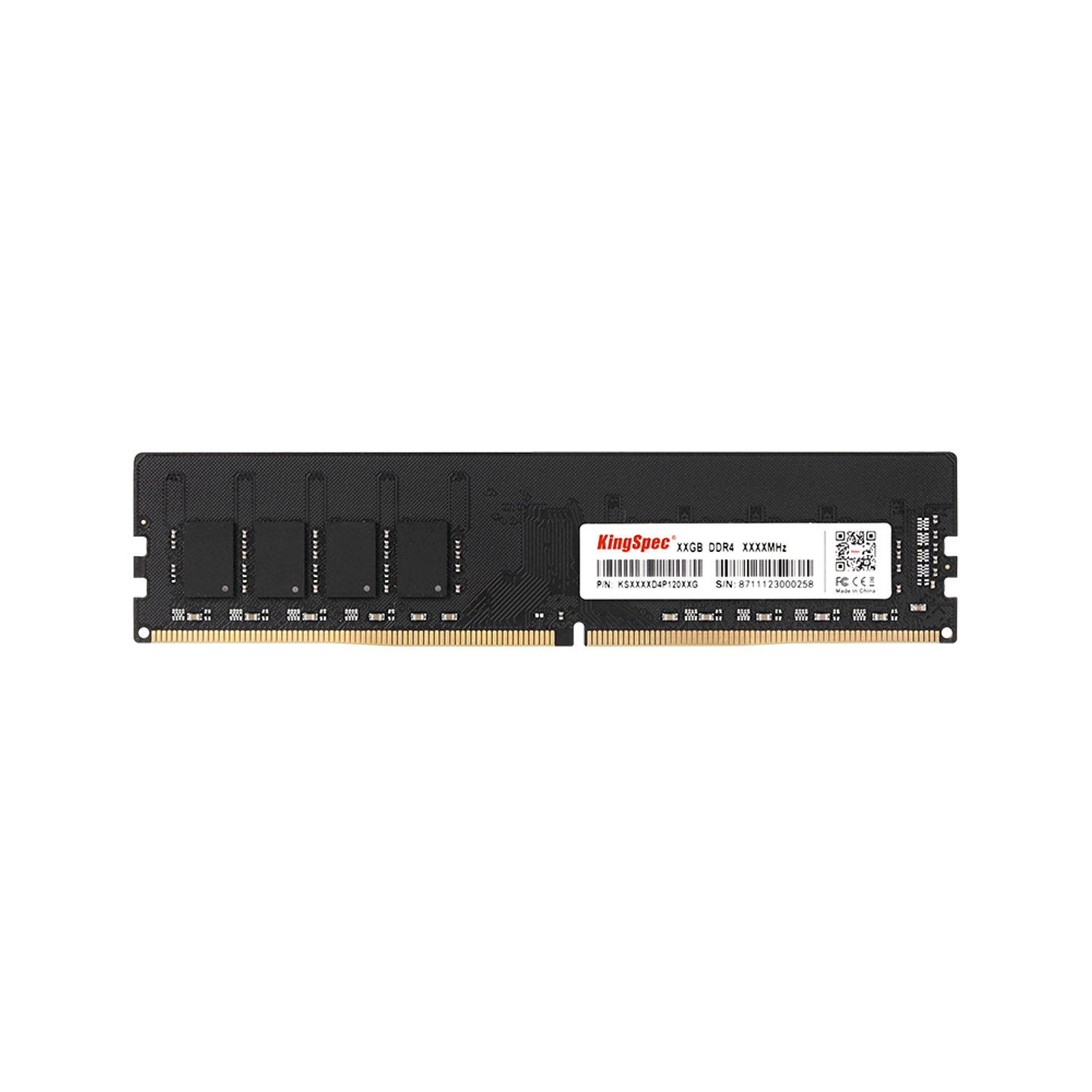 Memoria RAM 8GB DDR4 2666MHz UDIMM KingSpec KS2666D4P12008G 1