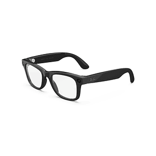 Ray-Ban Meta (Gen 2) Wayfarer L RW4012 - Color Shiny Black - Transitions Graph. Green