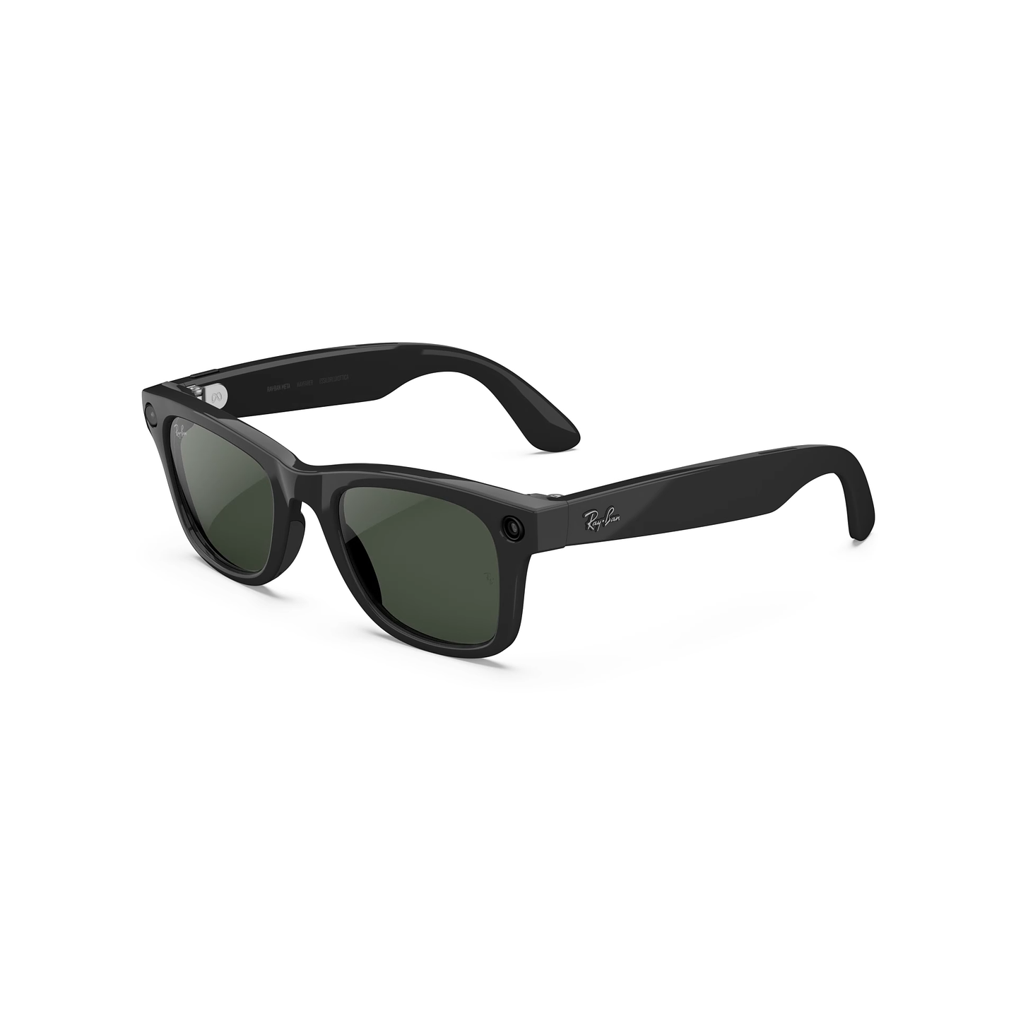 Ray-Ban Meta (Gen 2) Wayfarer L RW4012 - Color Shiny Black - Transitions Graph. Green 4