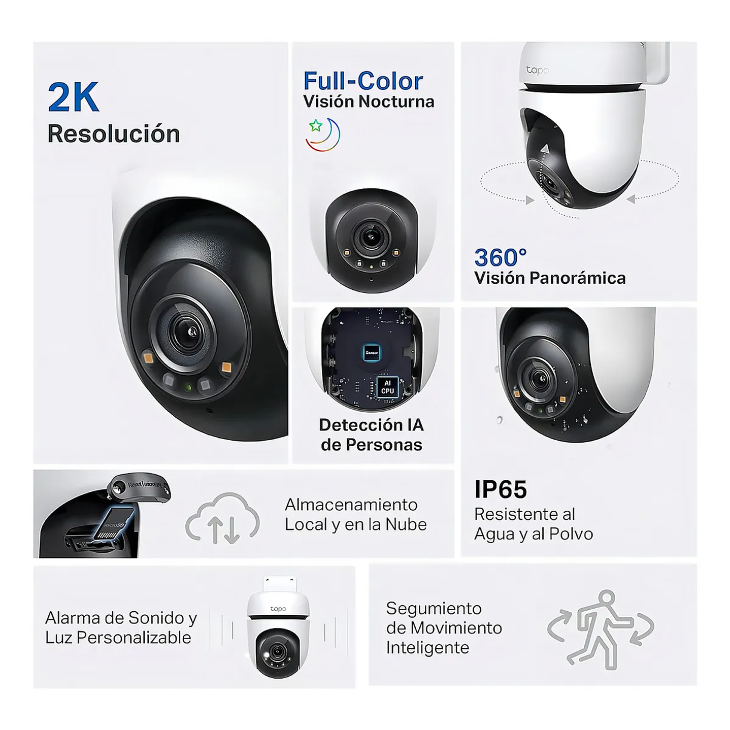 Camara De Seguridad Wifi Tp-link Tapo C510w 3mp Exterior 2k 2.4ghz 4