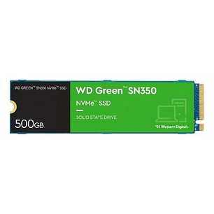 Unidad de Estado Sólido Western Digital Green SN350 500GB, M.2 2280, NVMe PCIe 3.0 x4