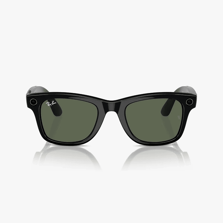 Ray-Ban Meta (Gen 2) Wayfarer RW4012 - Color Shiny Black - G15 Green - Talla S 1
