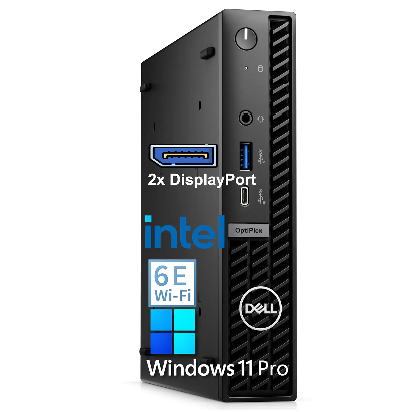 PC Slim Dell Pro QCS1250 Intel Core Ultra 7 265 16GB RAM 512GB SSD W11P 3