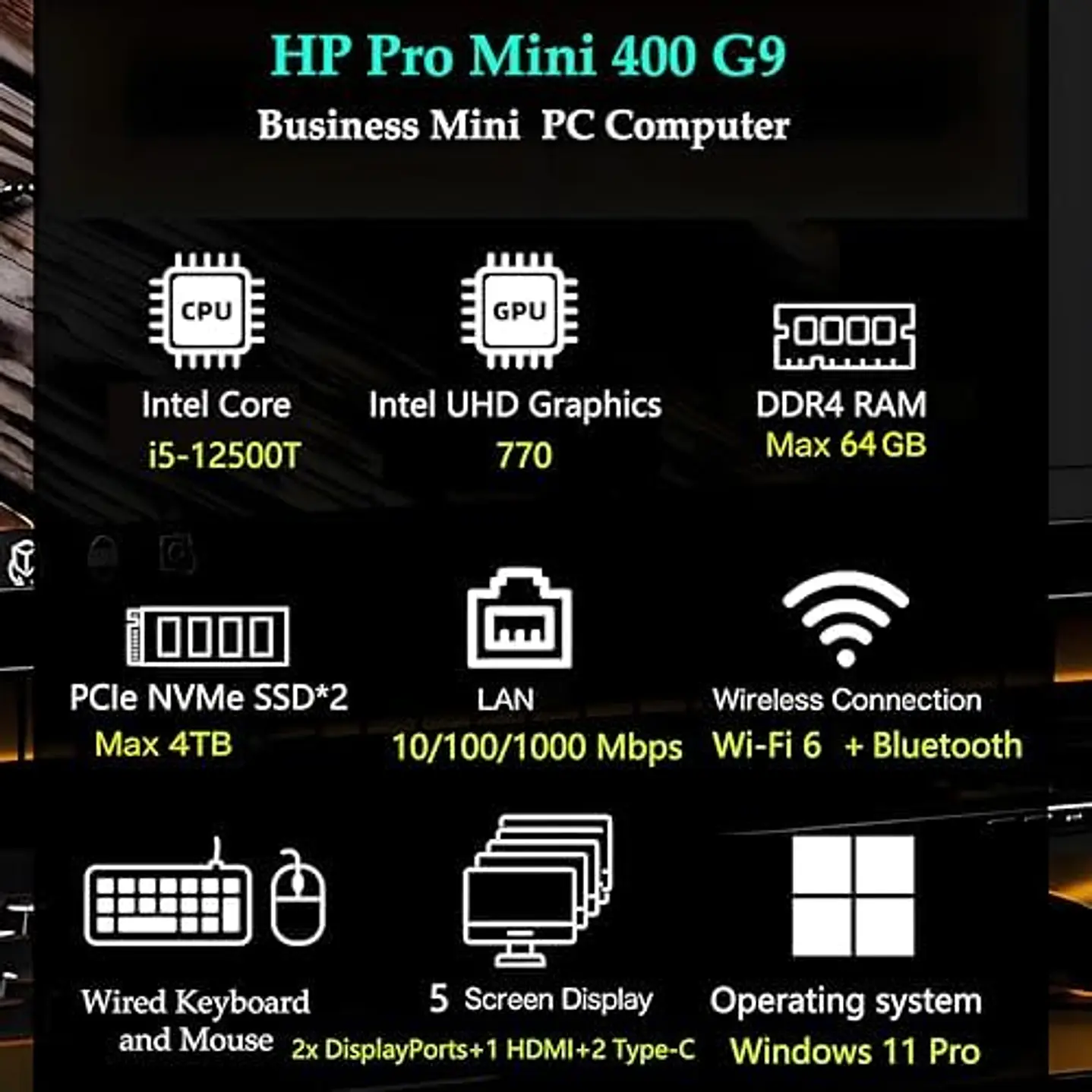 PC Slim Intel Core i5-14400 16GB 500GB NVMe WiFi - Computador Compacto Empresarial 2