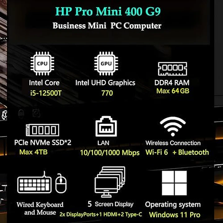 PC Slim Intel Core i5-14400 16GB 500GB NVMe WiFi - Computador Compacto Empresarial 2