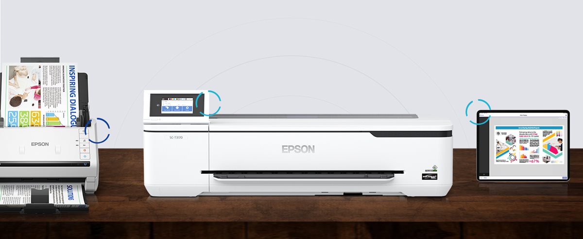 Multifuncional Plotter Inalámbrica Epson SureColor T3170M Epson 24"
