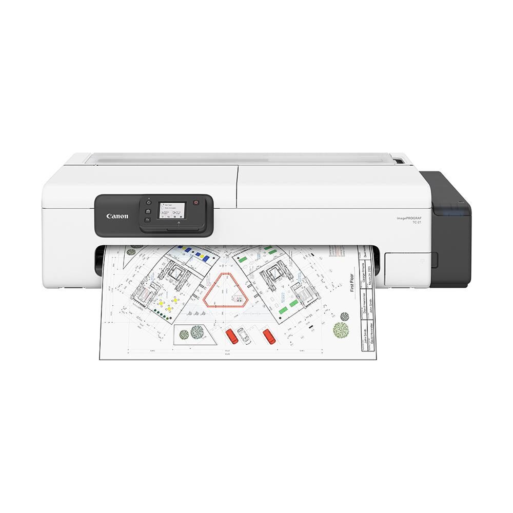 Canon imagePROGRAF TC-21 Plotter 24" — Wi-Fi, LAN, 5 Tintas, CAD y Diseño