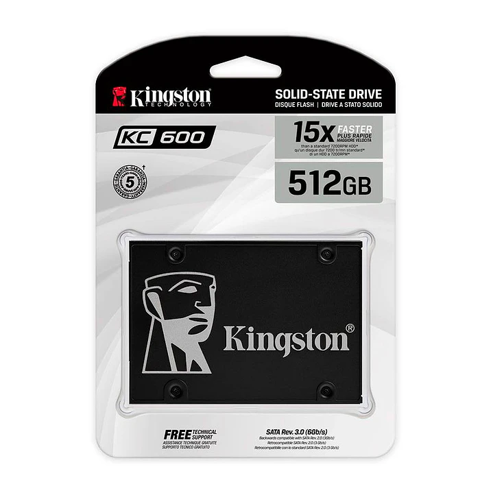 SSD Kingston KC600 512GB SATA3 2.5