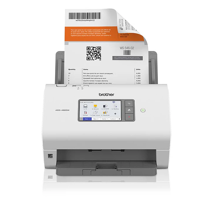 Escáner Brother ADS-4900W Professional Desktop WiFi Dúplex 60 ppm 1
