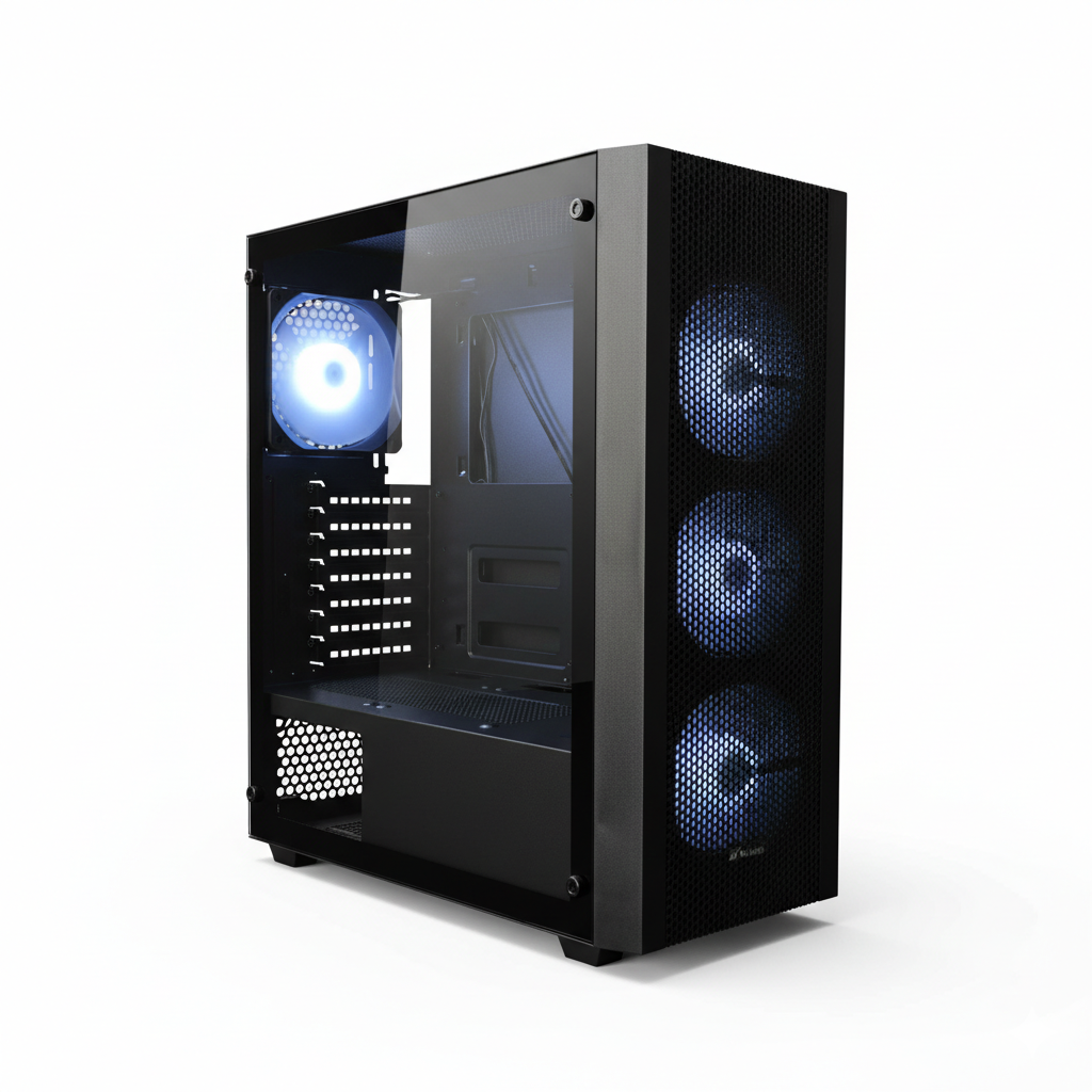 PC Gamer ESGAMING Intel Core i5-14400F 16GB RGB 500GB NVMe RTX 3050 6GB Wi-Fi FreeDOS