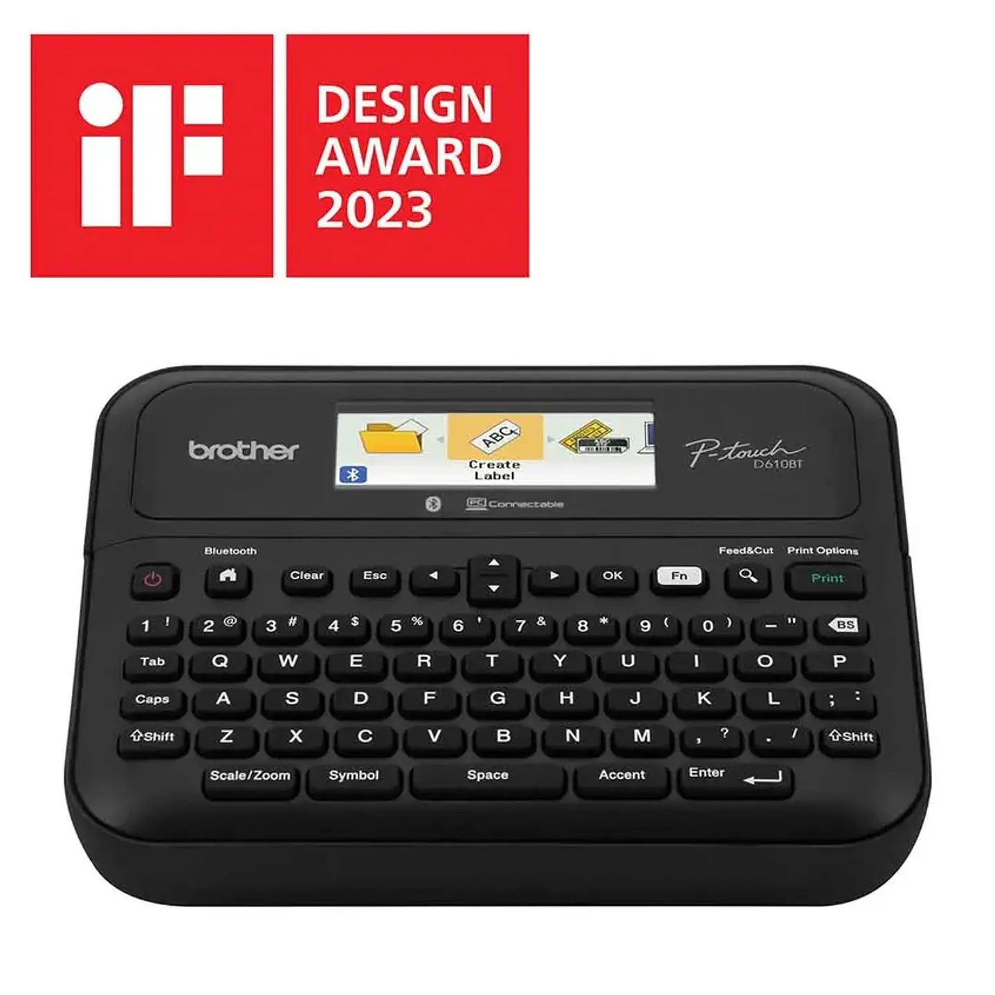 Rotuladora Electrónica Brother P-touch PT-D610BT Bluetooth Etiquetas 2