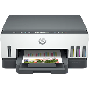 Impresora Multifuncional HP Smart Tank 720 Wi-Fi Bluetooth Dúplex 15ppm