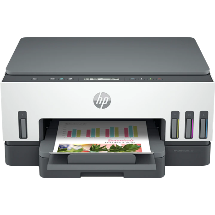 Impresora Multifuncional HP Smart Tank 720 Wi-Fi Bluetooth Dúplex 15ppm 1