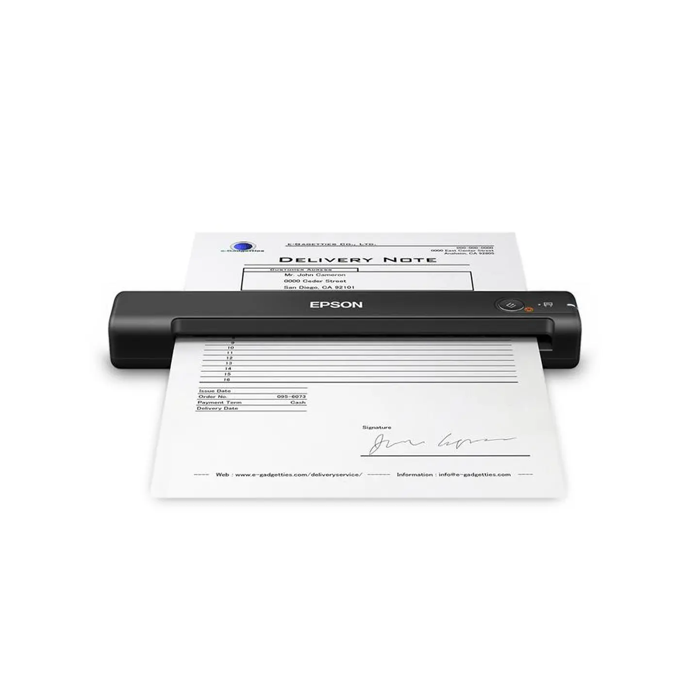 Escáner Portátil Epson WorkForce ES-50 a Color USB 1