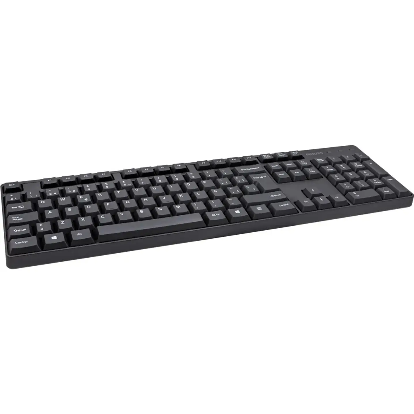 Teclado Alámbrico USB Philips SPK6254 Serie 200 Negro 2
