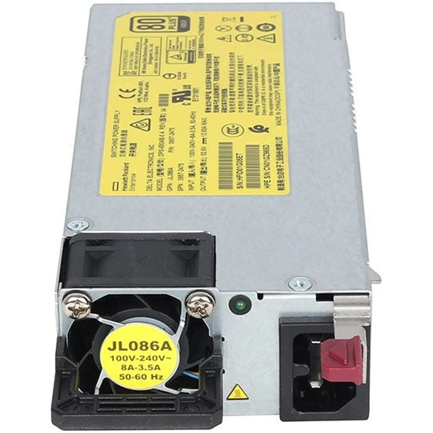 Fuente de Poder HPE Aruba X372 JL086A 54VDC 680W para Switches PoE 1