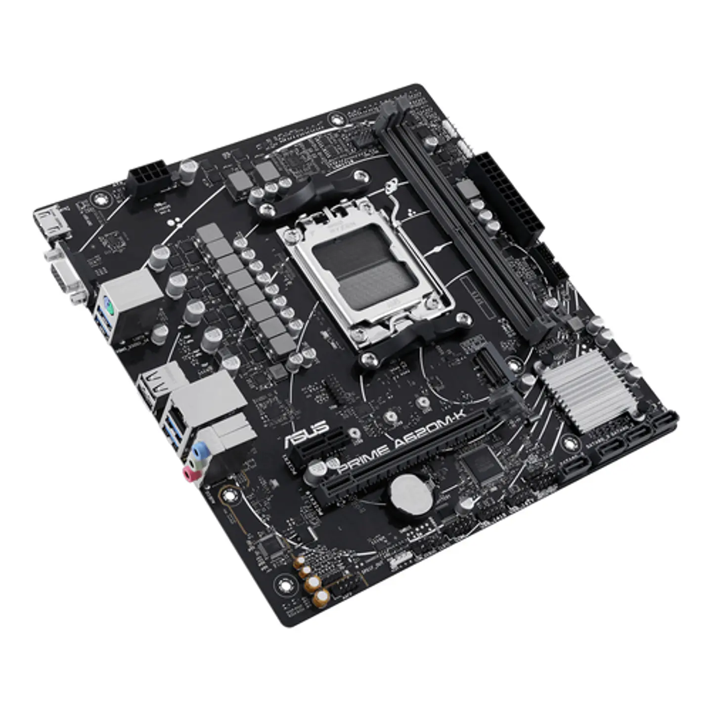 Placa Madre ASUS Prime A620M-K AM5 DDR5 Micro ATX HDMI M.2 5