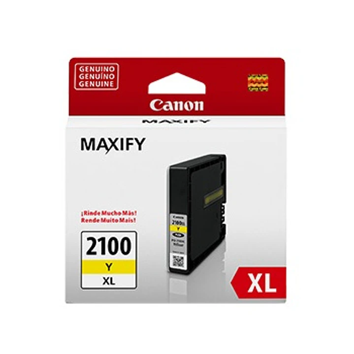 Cartucho de Tinta Canon PGI-2100XL Amarillo Original Maxify MB5310 / MB5410 1