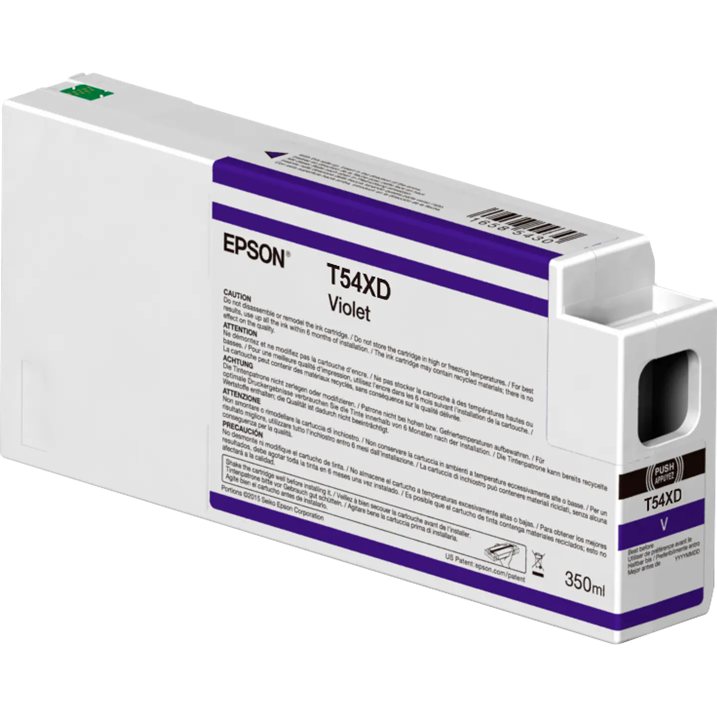 Tinta Epson UltraChrome HDX T54XD00 Violeta 350 ml Original 1