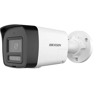 Cámara IP Bullet Hikvision DS-2CD1043G2-LIUF/SL 4MP Smart Hybrid Light 2.8mm IP67 PoE Luz Estroboscópica