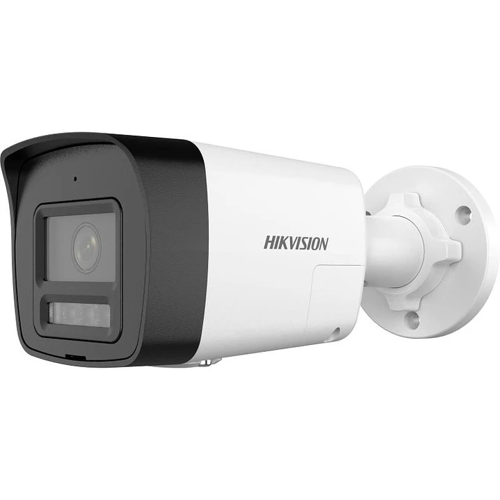 Cámara IP Bullet Hikvision DS-2CD1043G2-LIUF/SL 4MP Smart Hybrid Light 2.8mm IP67 PoE Luz Estroboscópica 1
