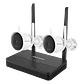 Kit Cámaras Wi-Fi Hikvision NKS422WBH NVS 4 Canales + 2 Cámaras Bullet 2MP H.265 microSD hasta 512GB - Miniatura 1