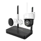 Kit Cámaras Wi-Fi Hikvision NKS422WBPH NVS 4 Canales + Bullet 2MP + Domo PT 2MP Audio Bidireccional - Miniatura 1