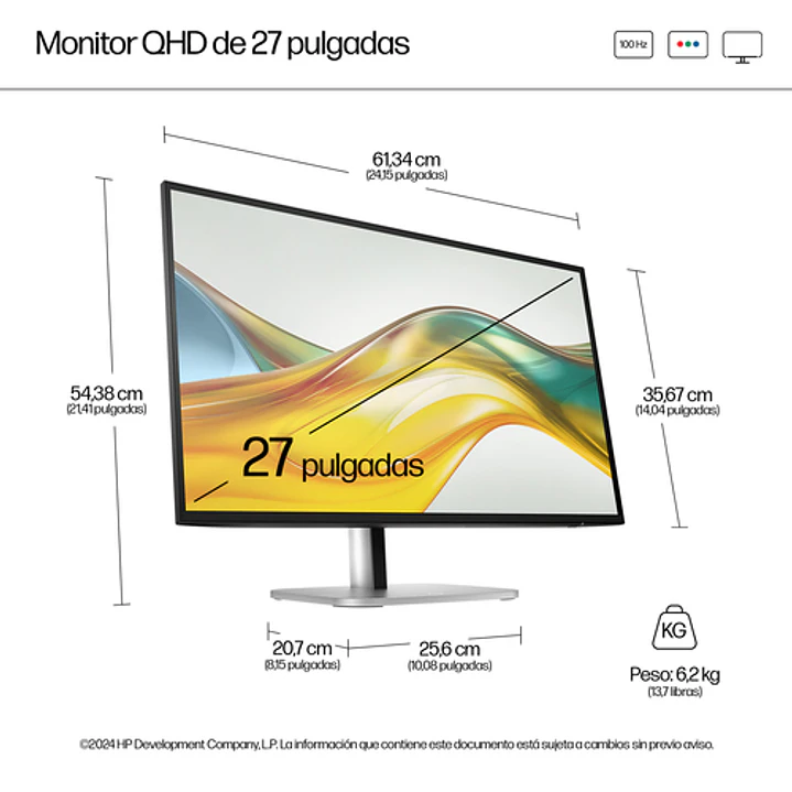 Monitor HP Serie 5 Pro 527pq 27