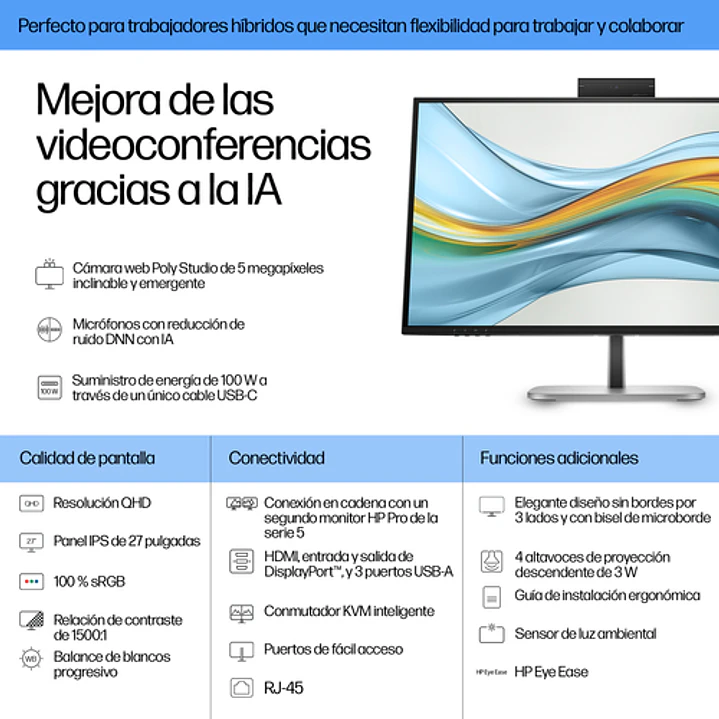 Monitor HP Serie 5 Pro 527pm 27