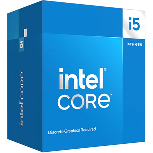 Procesador Intel Core i5-14400F 10 Núcleos 16 Hilos hasta 4.7 GHz 20MB LGA1700 14va Gen Sin Gráficos (BX8071514400F)