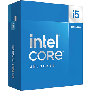 Procesador Intel Core i5-14600K 14 Núcleos 20 Hilos hasta 5.3 GHz 24MB LGA1700 14ª Gen Desbloqueado (BX8071514600K)
