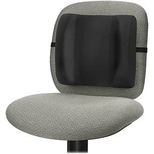 Respaldo Lumbar Kensington Memory Foam para Silla Negro (L82025F)
