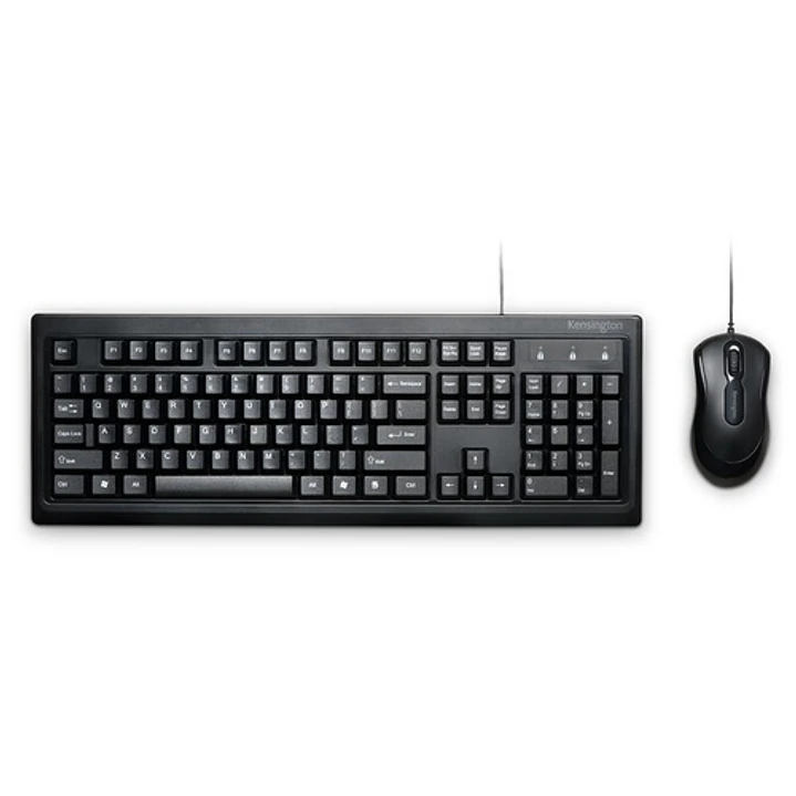 Kit Teclado y Mouse Alámbrico Kensington Keyboard for Life K72436ES USB Español Negro 1