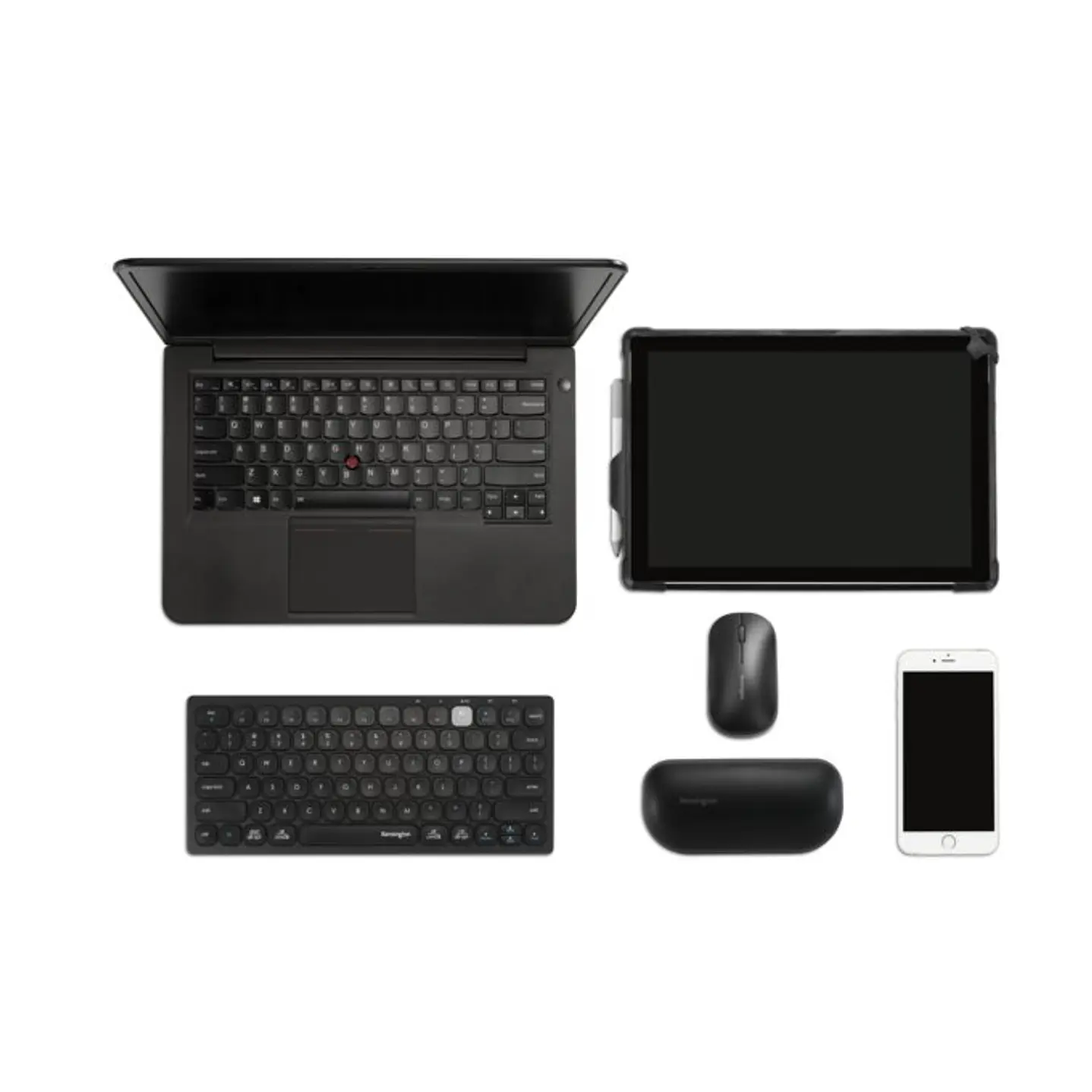 Teclado Inalámbrico Compacto Kensington Multi-Device Dual Wireless K75502 Bluetooth / 2.4 GHz Negro 2
