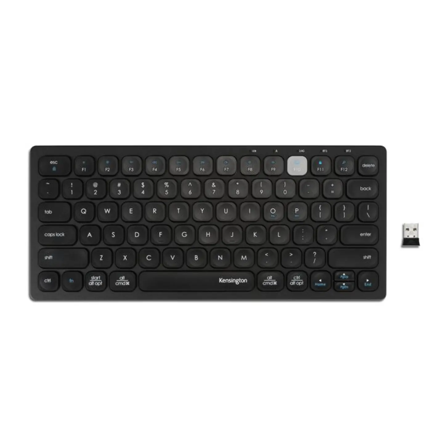 Teclado Inalámbrico Compacto Kensington Multi-Device Dual Wireless K75502 Bluetooth / 2.4 GHz Negro 3