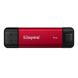 Kingston Dual Portable SSD 1TB USB-A/USB-C USB 3.2 Gen 2 Rojo (SPSD/1TB)